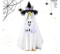 Outfit Oca Di Halloween Fantasma con Cappello da Buffo Decorativo d'Autunno