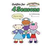 Outfits for 4 seasons: Cute Animal Coloring Book