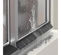 OutFor - Deflettore antipioggia per porte e finestre, progettato per prevenire l'accumulo di acqua piovana e l'infiltrazione indotta dal vento nelle giunzioni del telaio (4,3 x 100 cm)