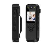 OUTFYT A31 Mini schermo della fotocamera digitale FHD 1080P montata sul corpo piccola cam portatile webcam da vicino DVR for auto Sport DV,Serie Guardia(With 128GB TF Card)