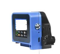 OUTFYT Mini stampante portatile a getto d'inchiostro da 12,7 mm for codici a barre QR, data, numero, di scadenza, macchina for la codifica in 28 lingue,Multisuperficie(Include 2 Cartridges)