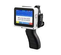 OUTFYT Stampante a getto d'inchiostro portatile da 12,7 mm non crittografata for data di scadenza, codice a barre, numeri, stampa del logo - Prestazioni affidabili