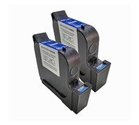 OUTFYT Stampante Portatile, Palmare TIJ. Stampatrice Stampa Altezza 50mm Data variabile Numero di serie Logo Portatile Stampante a getto d'inchiostro portatile Stampa Quando Vuoi(2 BLACK INK 25.4mm)