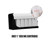 OUTFYT Stampante Portatile, PrintPods Stampante palmare Mini Stampante a tatuaggio a getto d'inchiostro portatile con cartuccia d'inchiostro connessione WiFi Stampa Quando Vuoi(Only Red ink)