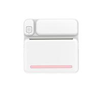 OUTFYT Stampante Portatile, Stampante termica portatile blu rosa MINI Photo Pocket Thermal 58mm Stampa Wireless Bluetooth Android IOS Label Notes Printer Stampa Quando Vuoi(Pink set)