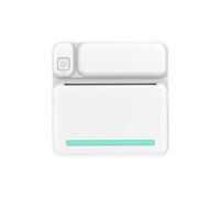 OUTFYT Stampante Portatile, Stampante termica portatile blu rosa MINI Photo Pocket Thermal 58mm Stampa Wireless Bluetooth Android IOS Label Notes Printer Stampa Quando Vuoi(Blue set)