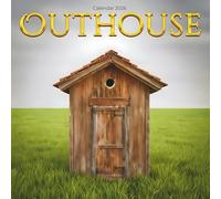 Outhouse Calendar 2026: 12 Months of Rustic Outhouses with Notes and Monthly Planner