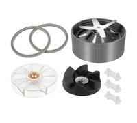 OUTIFUOTPP 8 pezzi di ricambio for frullatore, compatibile con Nutribullet 600W 900W, lama for ghiaccio/guarnizione tenuta in gomma