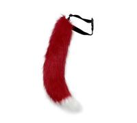 OUTIFUOTPP Accessori for Costumi, Code di Animali Anime, Cosplay, Accessori for Gatti, Volpi, Peluche, Giochi Ruolo, Feste Halloween, Kawaii(Red)