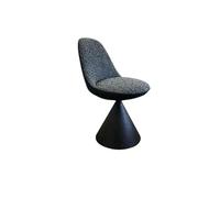 OUTIFUOTPP Cerchiera da bagno a scomparsa in stile italiano, seduta studio e comoda per il letto, design elegante per la camera l'armadio(Black and grey fabri)