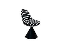 OUTIFUOTPP Cerchiera da bagno a scomparsa in stile italiano, seduta studio e comoda per il letto, design elegante per la camera l'armadio(Polka Dot Fabric)