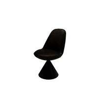 OUTIFUOTPP Cerchiera da bagno a scomparsa in stile italiano, seduta studio e comoda per il letto, design elegante per la camera l'armadio(Black Fibre Leather)