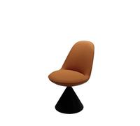 OUTIFUOTPP Cerchiera da bagno a scomparsa in stile italiano, seduta studio e comoda per il letto, design elegante per la camera l'armadio(Orange Fibre Leather)