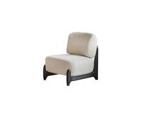 OUTIFUOTPP Divano letto singolo in lana d'agnello, poltrona da soggiorno, stile crema antico, divano moderno leggero di lusso(Type B)