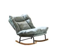OUTIFUOTPP Divano pigro caldo invernale, sedia for il tempo libero nella camera da letto del balcone domestico, singola con schienale comodo, a dondolo for esterni(Light blue)