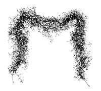 OUTIFUOTPP Ghirlanda di Rami Artificiali Halloween, realistica Campana Dorata Nera, Decorazione salici rampicanti for pareti casa, Feste e Decorazioni da tavola 2025