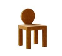 OUTIFUOTPP Il design a forma di stile semplice italiano può essere utilizzato in soggiorno, sgabello da pranzo, camera letto, sedia toletta o for il tempo libero(Roundness)
