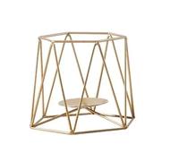OUTIFUOTPP Portacandele da Parete in Ferro Geometrico alla Moda, Semplice Ornamento for Candele, Decorazione for Matrimoni e Feste, portacandele da Tavolo(Size M-ZTA02)
