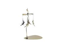 OUTIFUOTPP Portacandele Girevole, portacandele a Forma di giostra, portacandele a Forma di Candela, portacandele a Vento for aromaterapia, portacandele for Matrimonio, Decorazione for la casa(Fairy)