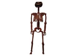 OUTIFUOTPP Scheletro Umano di Halloween da 40 cm, Scheletro snodabile, Ossa Forma Umana, Decorazioni, Oggetti Scena Horror for Case infestate(Deep Blue)