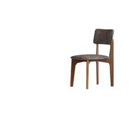 OUTIFUOTPP Sedia da pranzo nordica in legno massello - Progettata for hotel di lusso, con colore crema medievale, un comodo sgabello schienale, adatto for l'uso domestico(B)