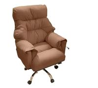 OUTIFUOTPP Sedia for computer, Casa, Camera da letto, Scrivania pigra, Comoda, Divano, Ragazza, Schienale, Trasmissione in diretta, E-sport(Coffee color)