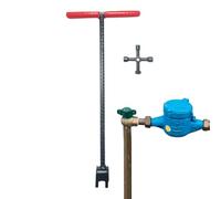 Outil de Compteur d'Eau n T Plomberie | Clés à Griffe pour Vanne et Robinet d'Irrigation | Outils dei Plomberies pour Jardin, Pelouse, Arrière-Cour, Extérieur, campeggio, Travaux dee