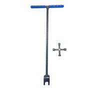 Outil de Compteur d'Eau - Clé en T Plomberie | Clés à Griffe pour Vanne et Robinet d'Irrigation | Outils dei Plomberies pour Jardin, Pelouse, Arrière-Cour, Extérieur, campeggio, Travaux dee