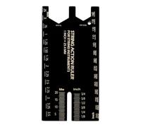 Outil Réglage Corde - Jauge D'Action Des Cordes | Outil De Mesure 8x4 Cm In D'Aluminium Pour Réglage Guitare Et Basse, Accessoire Luthier Pour Hauteur De Cordes, Intonation Et Entretien Du Ma