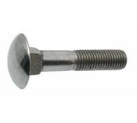 Outillage-Francilien - Vite a testa bombata e base quadrata filettata DIN 603 A2 M 10X70/70 x 50 p