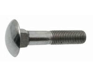 Outillage-Francilien - Vite a testa bombata e base quadrata filettata DIN 603 A2 M 10X70/70 x 50 p