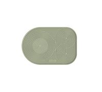 OutIn Nano Tappetino da Caffè in Silicone, Mini Tappetino Pieghevole per Pressatura Caffè, Tappetino Vassoio Antigoccia Impermeabile per Prodotti OutIn e Macchine da Caffè Portatili 25cm x17cm (Verde)