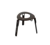 OutIn supporto da Caffè Pieghevole e Ultra-Portatile con Moschettone, Stabile per Macchine da Caffè Espresso, Design Monoblocco in Alluminio, Compatibile Mino e Nano