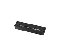 OutInFire Bruciatore Bioetanolo - Inserto Biocamino da Incasso con Fibra di Ceramica, Black Burner (60 cm)
