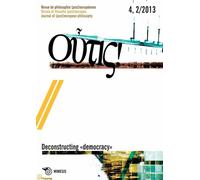 Outis Rivista di filosofia (post)europea (2014). Ediz. italiana e frances...