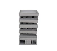 Outland Models Appartamento residente moderno del paesaggio della ferrovia con scala N dei balconi