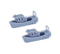 Outland Models Barca da pesca con paesaggio ferroviario, scala 1:160 N