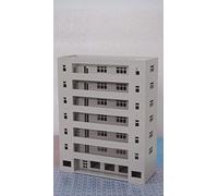 Outland Models Ferrovia Modern Building Dormitorio Scuola Grigio N Scala 1:160