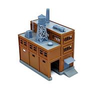 Outland Models Grande fabbrica di layout ferroviario con dock di carico interno scala 1:220 Z