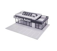 Outland Models Miniature Moderna Stile Città Auto Showroom 1:87 Scala HO
