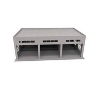 Outland Models Miniatures 3-Stall Grande Garage per Camion/Auto 1:64
