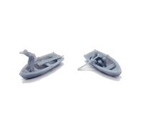 Outland Models Railway Scenery - Piccola barca in legno con figure in scala 1:87 HO