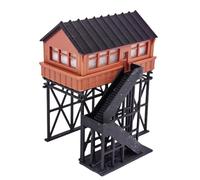 Outland Models Scala sopraelevata del contenitore di segnale della stazione ferroviaria di disposizione del treno/scala Z della torre