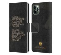 OUTLANDER GRAFICHE CUSTODIA COVER PORTAFOGLIO IN PELLE PER APPLE iPHONE TELEFONI