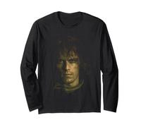 Outlander Jamie Portrait Clan Fraser Scottish TV Show Maglia a Manica