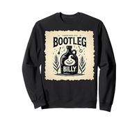 Outlaw Hillbilly Bootleg Billy Moonshine Music Felpa, Unisex per Adulti, Nero, S
