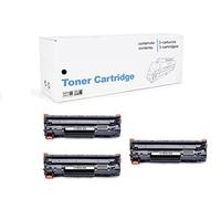 Outlet della Stampa 3 Cartucce Toner Sostitute con CF283X 83X Compatibili con HP Stampanti Laserjet PRO MFP M126nw, MFP M127fn, MFP M128fn, MFP M201n, MFP M225dn, MFP M225dw, MFP M226dw