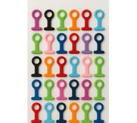 OUTLETISSIMO® 30x Cover in Silicone per Orologio da Infermiere - Colori Assortiti - Custodia Fob Tascabile - Morbida Lavabile - Solo Guscio, No Orologio