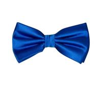 OUTLETISSIMO® PAPILLON RASO SLIM SOTTILE CRAVATTINO FARFALLINO FARFALLA UOMO DONNA BLU ELETTRICO