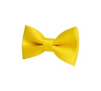 OUTLETISSIMO® PAPILLON RASO SLIM SOTTILE CRAVATTINO FARFALLINO FARFALLA UOMO DONNA Giallo Oro